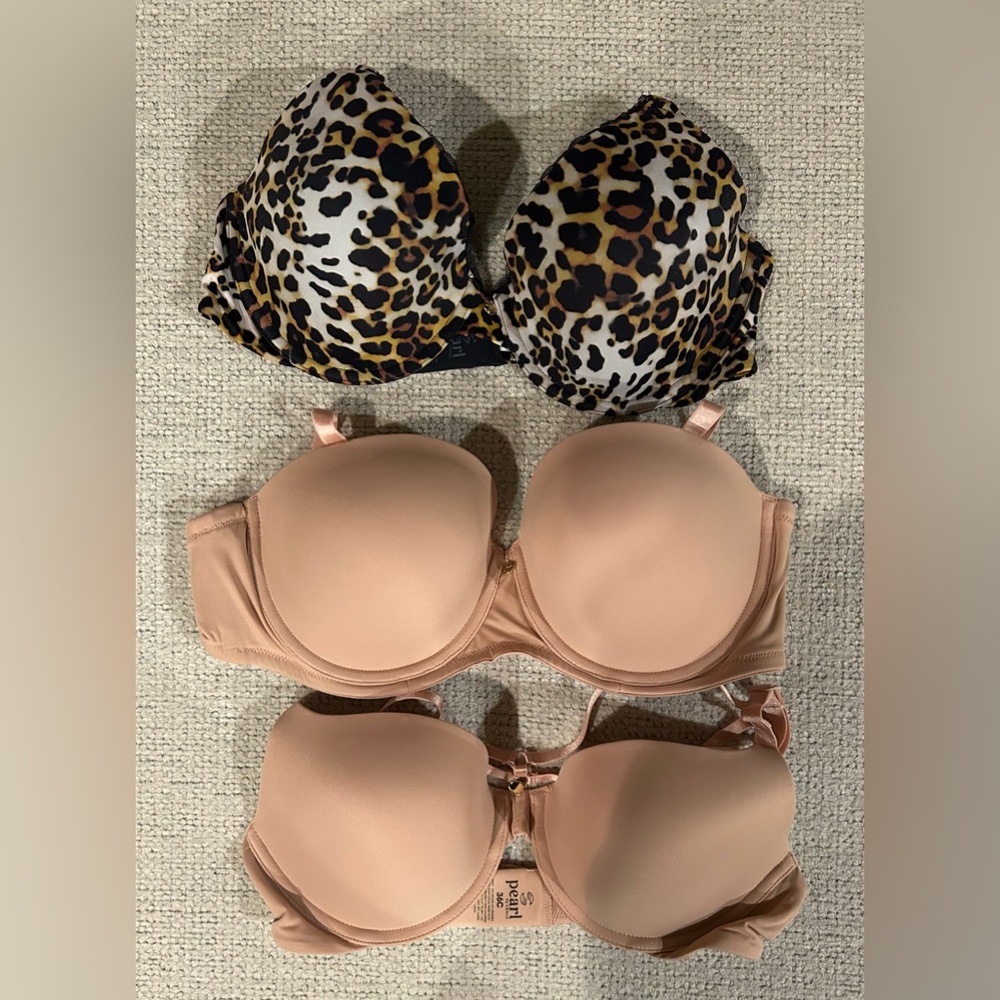 Pearl by Venus Multi Style Bra Set Of Three- Size 36C NEW🔥💋
